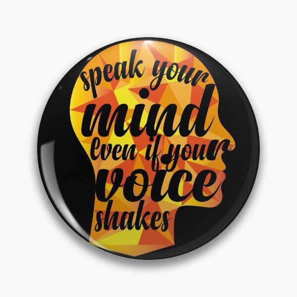 Item preview, speak your mind even if your voice shakes designed and sold by ADAMYASS.