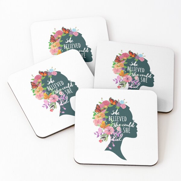 Item preview, She Believed She Could So She Did - Botanical designed and sold by KarolinaPaz.
