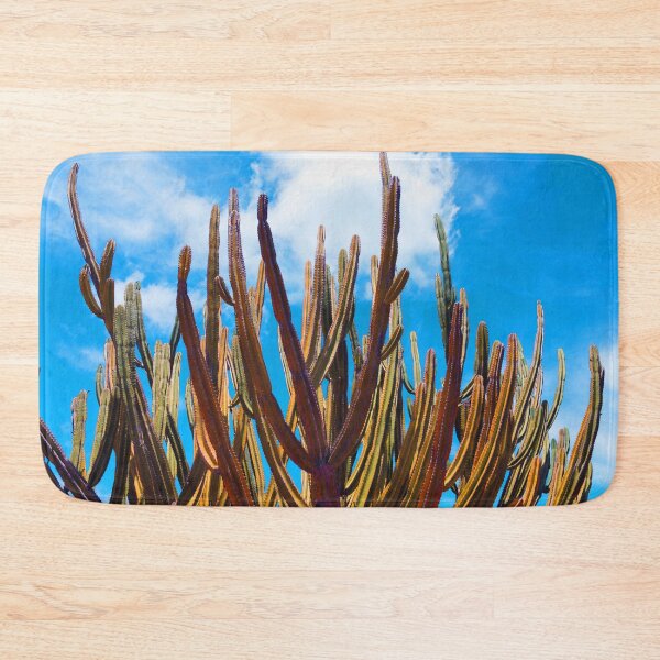 Item preview, Aged image effect tall green candelabra cactus in Auckland Botanical Gardens. designed and sold by Brian Scantlebury.