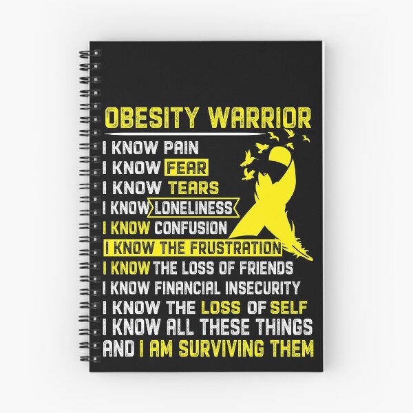 Item preview, I Am Obesity Warrior, I Know All These Things and I Am Surviving Them designed and sold by DianabellShop.
