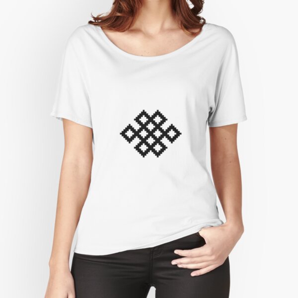 Karma Knot Pattern Relaxed Fit T-Shirt
