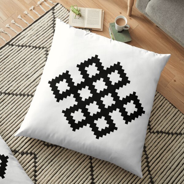 Karma Knot Pattern Floor Pillow
