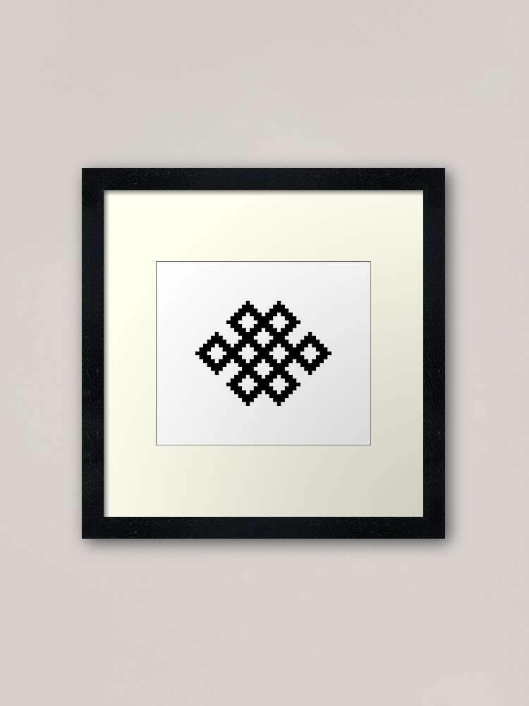 Alternate view of Karma Knot Pattern Framed Art Print