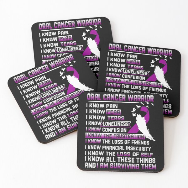 Item preview, I Am Oral Cancer Warrior, I Know All These Things and I Am Surviving Them designed and sold by DianabellShop.