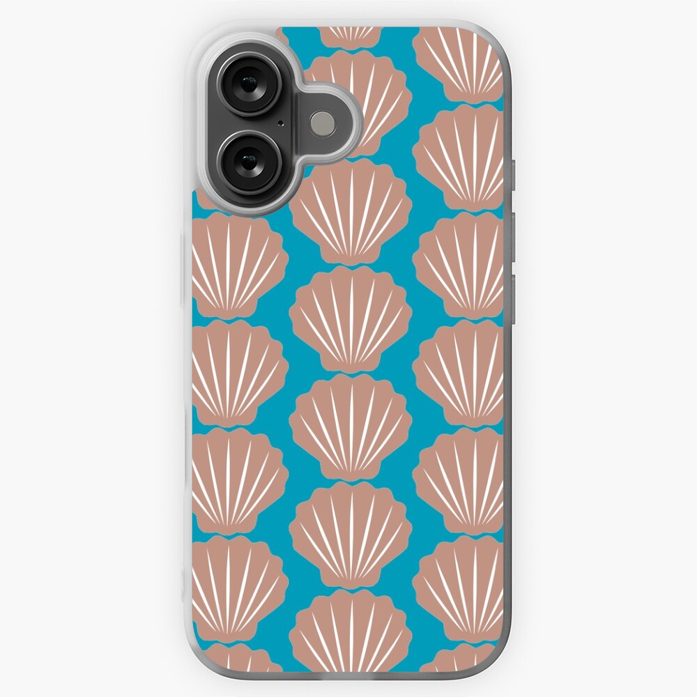 Scallop Seashell Pattern Sticker