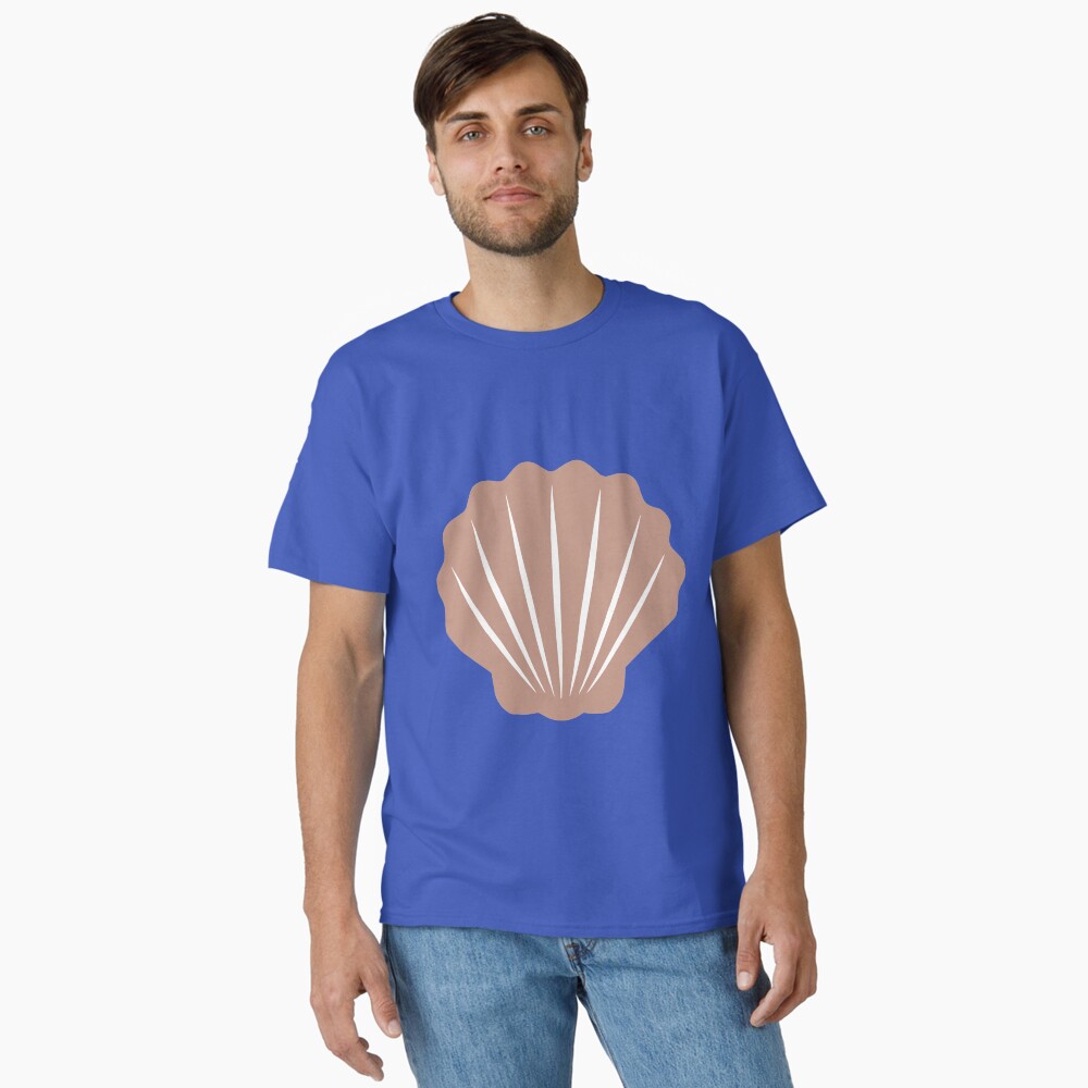 Scallop Seashell Pattern Sticker