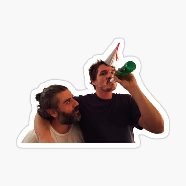 Two pretty best friends new years party Sticker