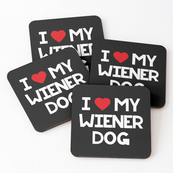 Item preview, I Love My Wiener Dog designed and sold by amilli.