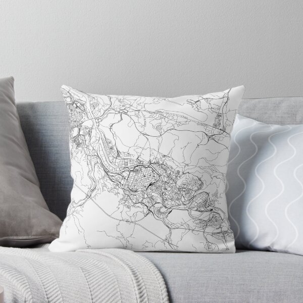 Item preview, Bilbao White Map designed and sold by multiplicitymap.