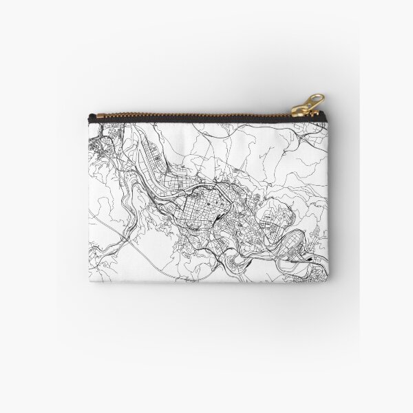 Item preview, Bilbao White Map designed and sold by multiplicitymap.