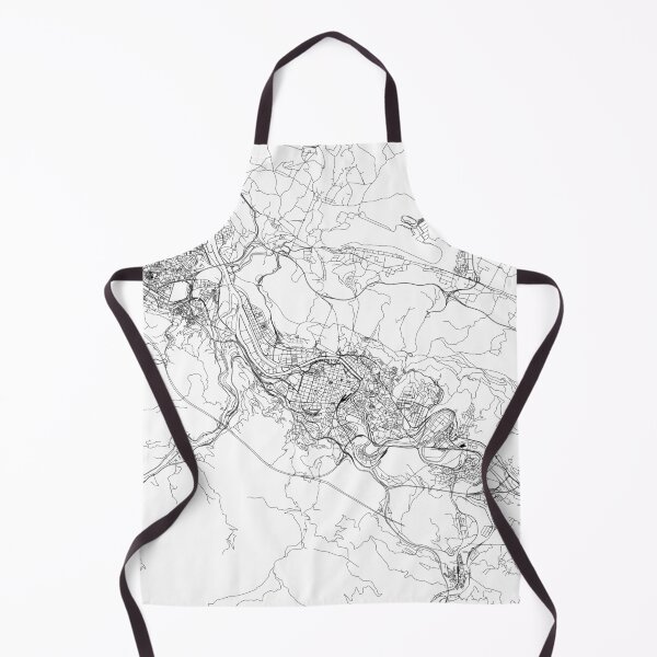 Item preview, Bilbao White Map designed and sold by multiplicitymap.