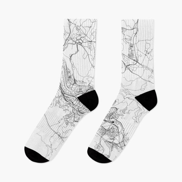 Item preview, Bilbao White Map designed and sold by multiplicitymap.