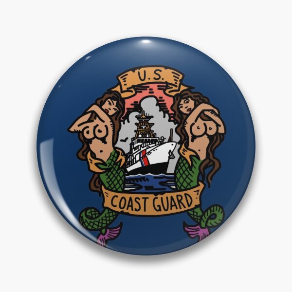 Item preview, Coast Guard Old School Mermaids FRC designed and sold by AlwaysReadyCltv.