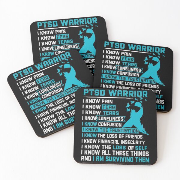 Item preview, I Am PTSD Warrior, I Know All These Things and I Am Surviving Them designed and sold by DianabellShop.