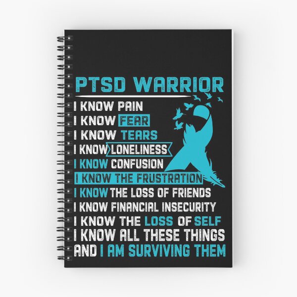 Item preview, I Am PTSD Warrior, I Know All These Things and I Am Surviving Them designed and sold by DianabellShop.