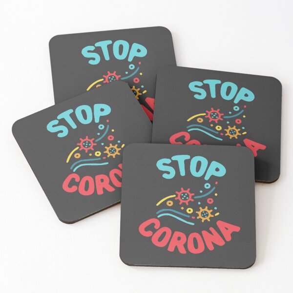 Item preview, Stop Corona, Blizzard Virus - Happy Colors designed and sold by Chubuter.