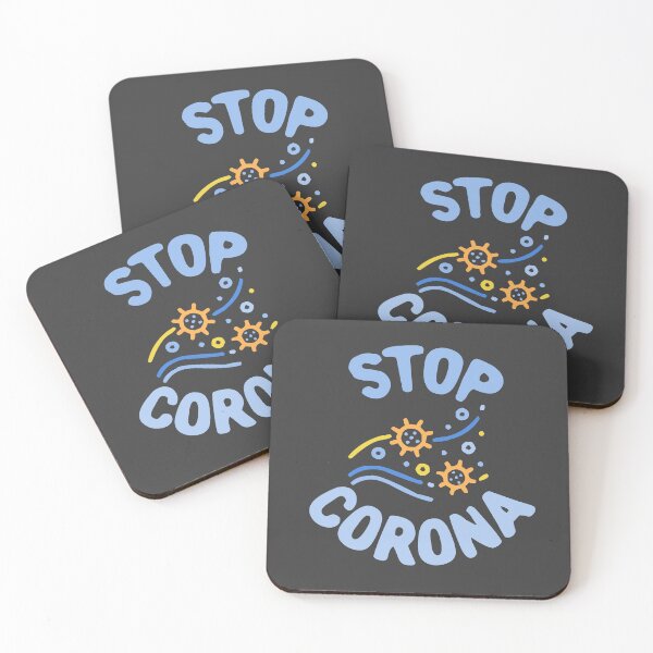 Item preview, Stop Corona, Blizzard Virus - Blue, Orange designed and sold by Chubuter.