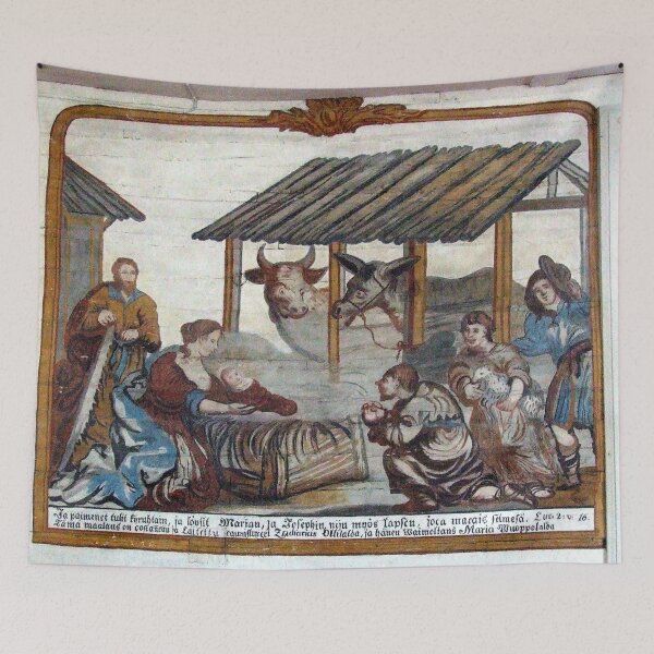 Aperçu de l'œuvre Nativité, peinture folklorique créée et vendue par The Great Art.