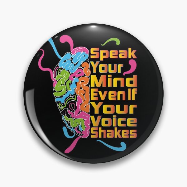 Item preview,  speak your mind even if your voice shakes designed and sold by ADAMYASS.