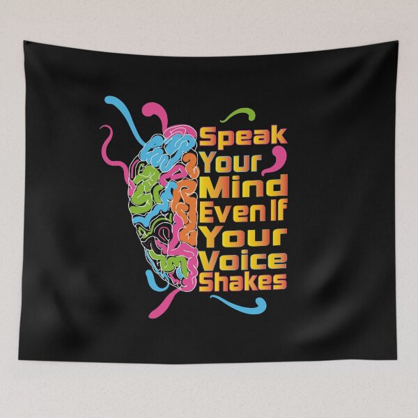 Item preview,  speak your mind even if your voice shakes designed and sold by ADAMYASS.