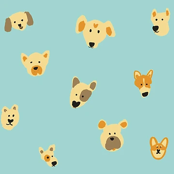 Artwork thumbnail, Dogs pattern by sz03