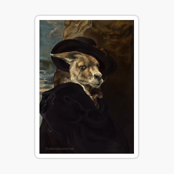 Peter Paul Roo-Bens Portrait Print Sticker