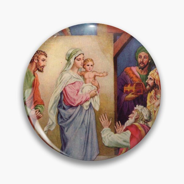 Item preview,  Baby Jesus, Mary, Joseph and Magis, Bible illustration designed and sold by The Great  Art.