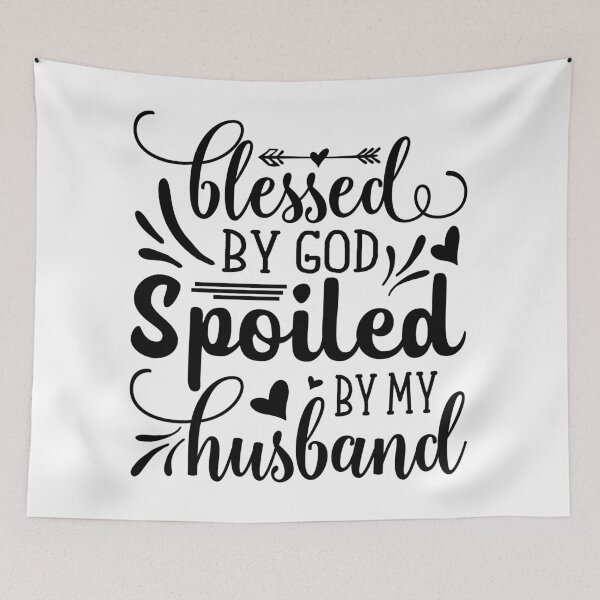 Item preview, Blessed By God Spoiled By My Husband  designed and sold by Dr.YesOrNo.