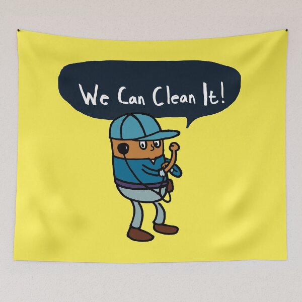 Item preview, We Can Clean It! designed and sold by joshcartoonguy.