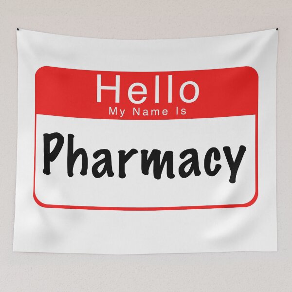 Item preview, Hello My Name is Pharmacy designed and sold by Artchitectrx.