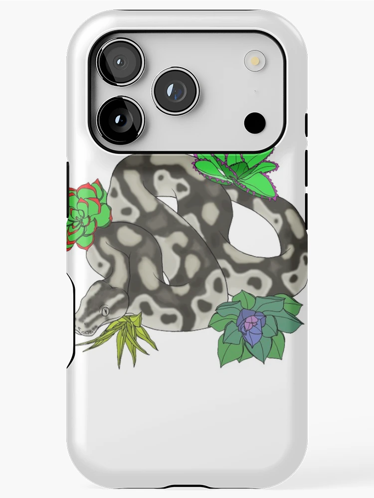 Thumbnail 1 of 4, iPhone Case, Axanthic Ball Python designed and sold by TinkerandBone.
