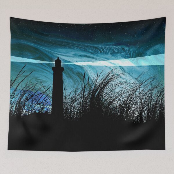 Item preview, Lighthouse At Evening designed and sold by Fluid Visions.