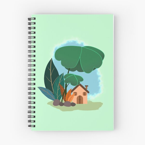 Item preview, Mini House And Trees Illustration designed and sold by dpeepowl.