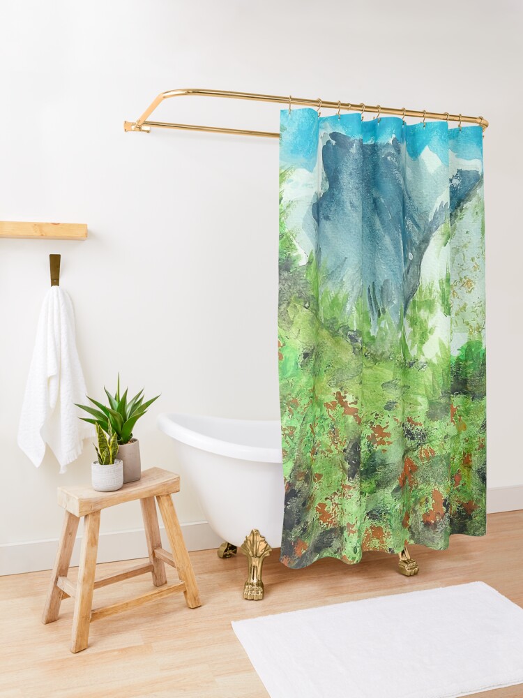 Alternate view of Rise Up Shower Curtain