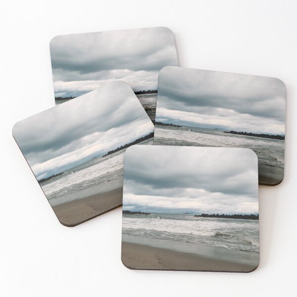 Item preview, Lonely Boat on Dramatic Restless Sea and Dark Sky after Storm, Sea of Japan, Toyama Bay designed and sold by BeautifulJapan.