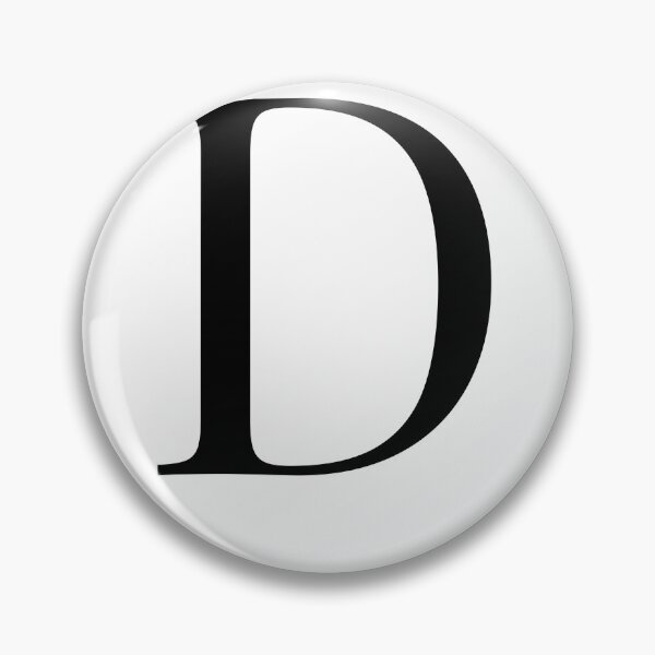 Item preview, Letter D in a Classic Font designed and sold by Kaitlyn Hart.