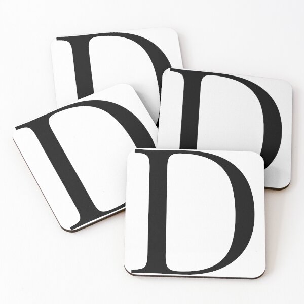 Item preview, Letter D in a Classic Font designed and sold by Kaitlyn Hart.