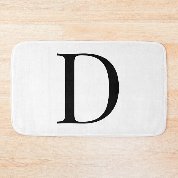 Item preview, Letter D in a Classic Font designed and sold by Kaitlyn Hart.