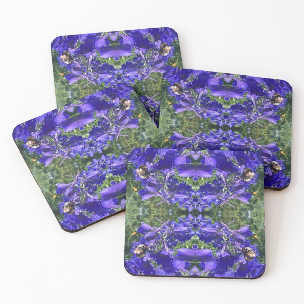 Item preview, Botanical, Divine - Bee Bumbling Blue, Summertime II designed and sold by RoseAromas.