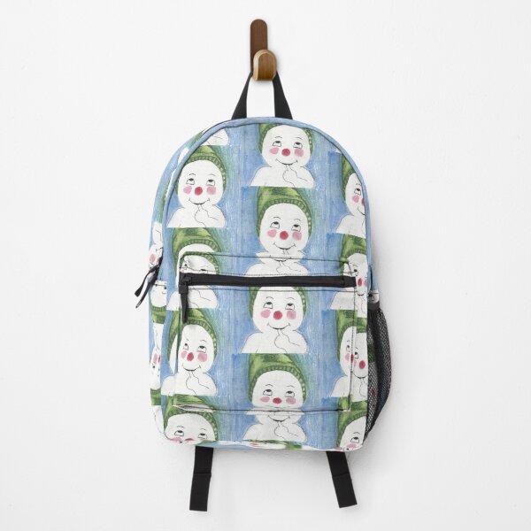 Item preview, Jacques Frost Snowman with Rosy cheeks and a Green Toboggan designed and sold by AliCatOriginals.