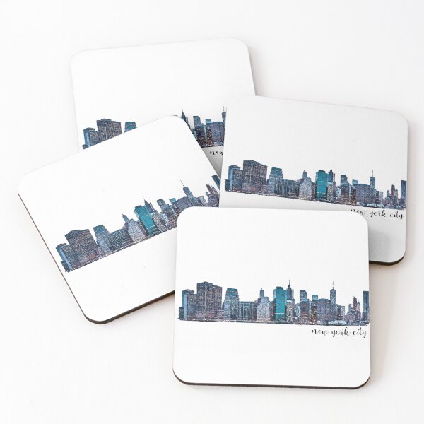 Item preview, NYC Skyline Outline designed and sold by kosmickow.