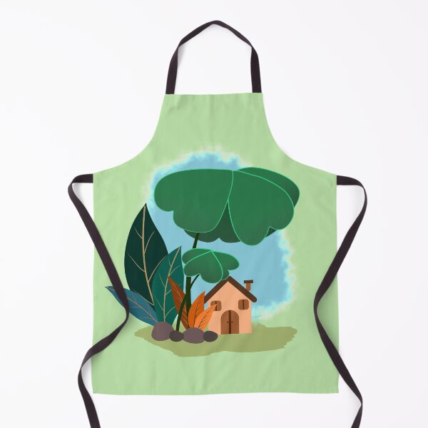 Item preview, Mini House And Trees Illustration designed and sold by dpeepowl.