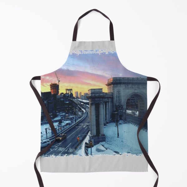 Item preview, New York Sunrise in Chinatown Illuminates the Manhattan Bridge Arch and Colonnade designed and sold by MajestyMaker.
