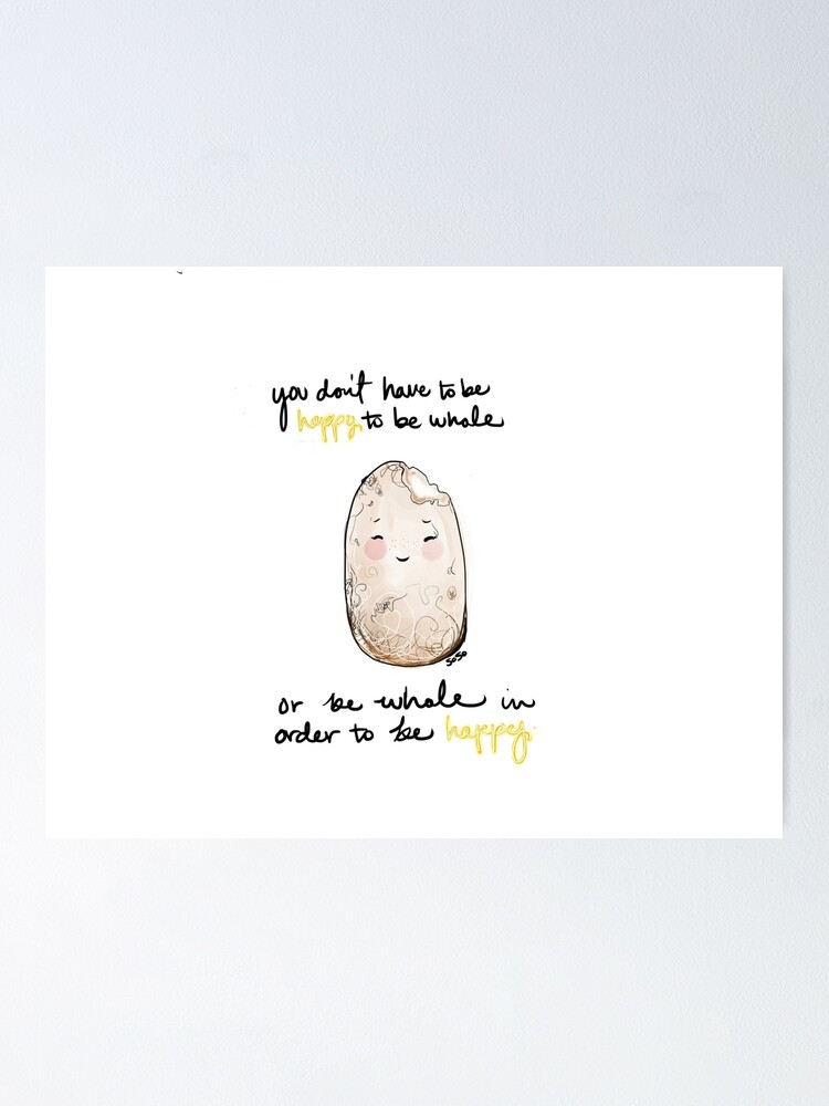 Positive Potato! Poster for Sale by SoulHead
