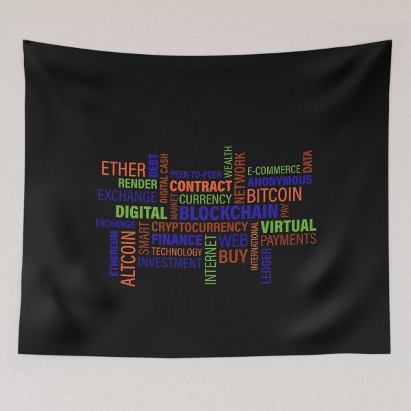 Item preview, Cryptocurrency Word Wall designed and sold by Cryptohaven.