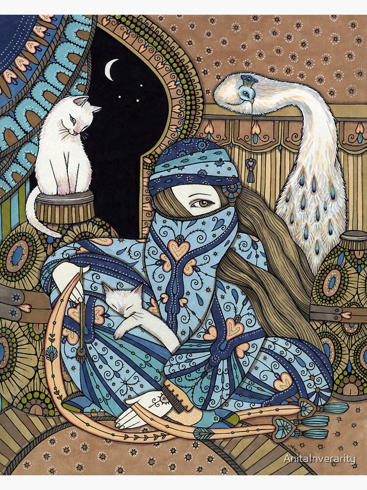 Thumbnail 3 of 3, Sticker, Scheherazade designed and sold by AnitaInverarity.