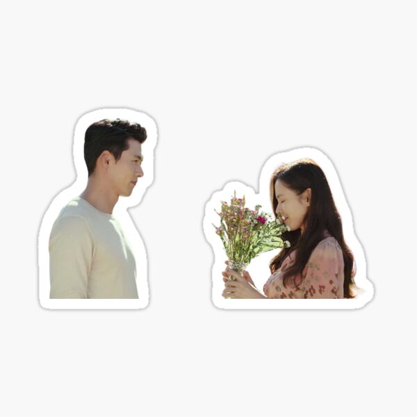 Crash Landing End Scene Sticker