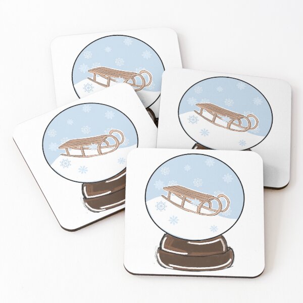 Item preview, Sledding Snowglobe designed and sold by shell-bee8.