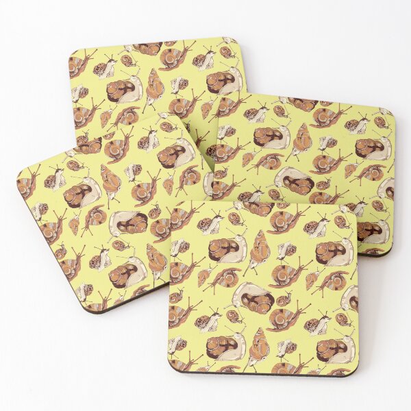 Item preview, Snails on lt  yellow designed and sold by KassyKeppol.