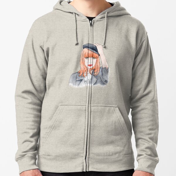 Mlle P. Veste zippée à capuche